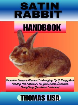 cover image of SATIN RABBIT HANDBOOK